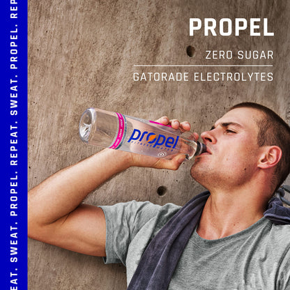 Propel Kiwi Strawberry, Zero Calorie Sports Drinking Water with Electrolytes and Vitamins C&E, 16.9 Fl Oz, 6Count