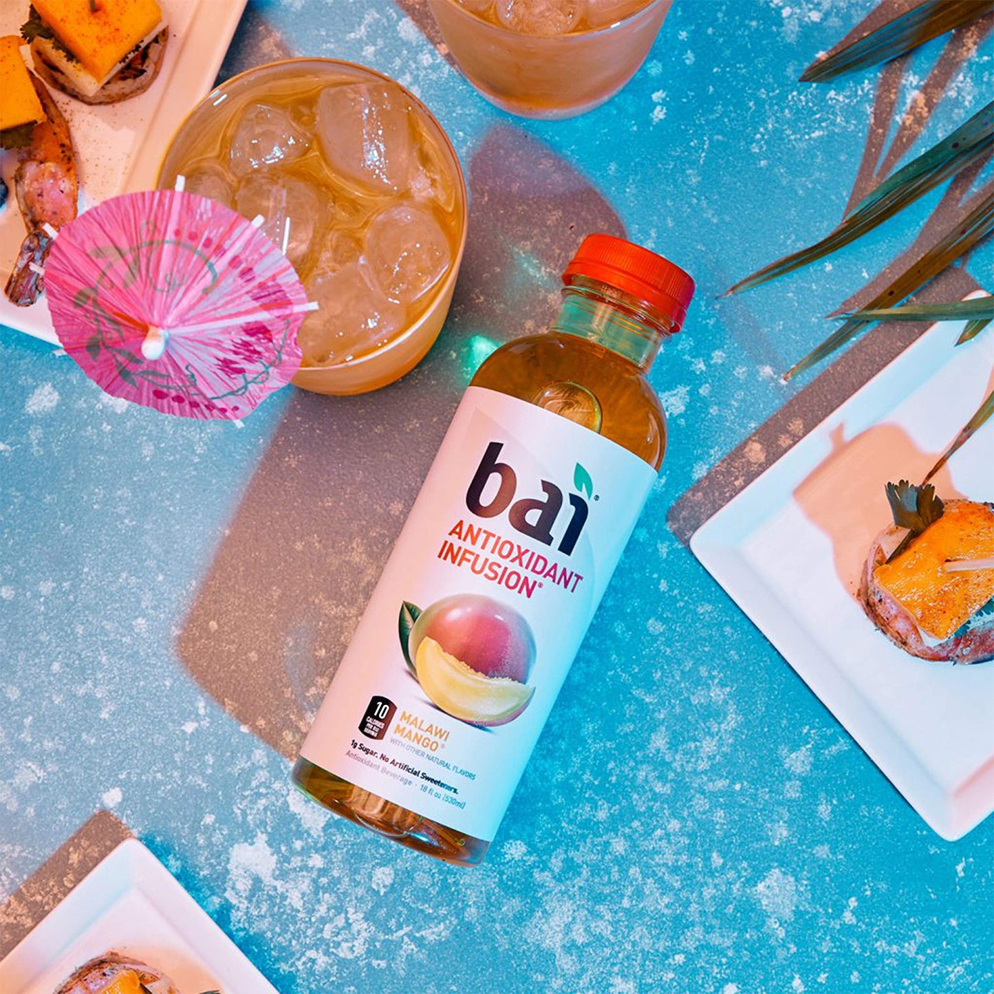 Bai Flavored Water, Malawi Mango, Antioxidant Infused Drinks, 18 Fluid Ounce Bottle (Pack of 12)