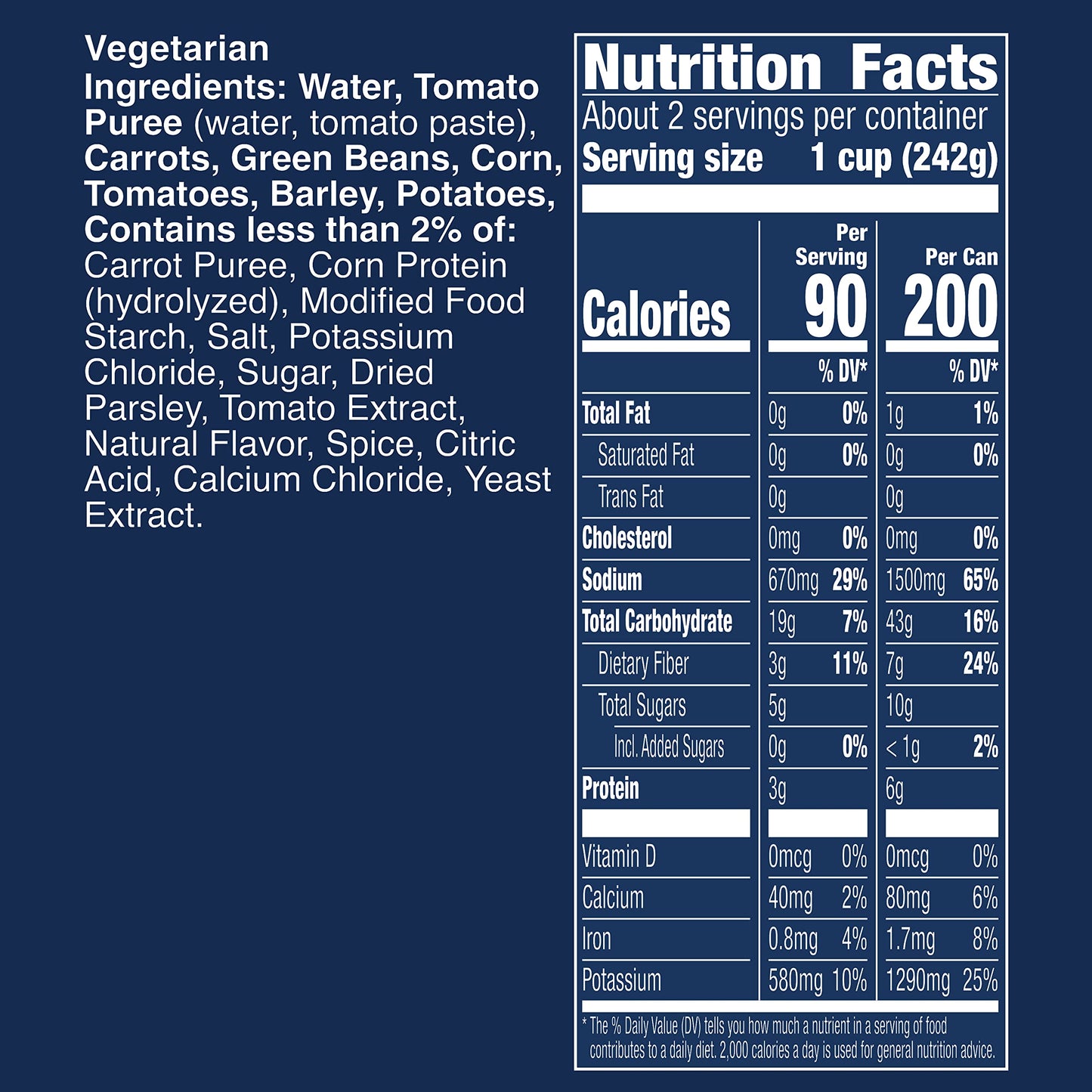 Progresso Vegetable Classics Soup, Vegetable Barley, 19 oz (Pack of 6)