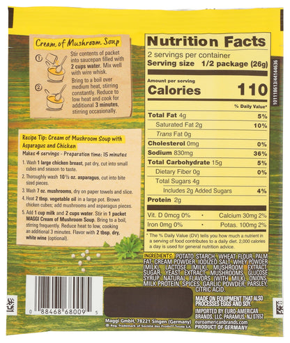 Maggi Cream of Mushroom Soup (6 Pack)