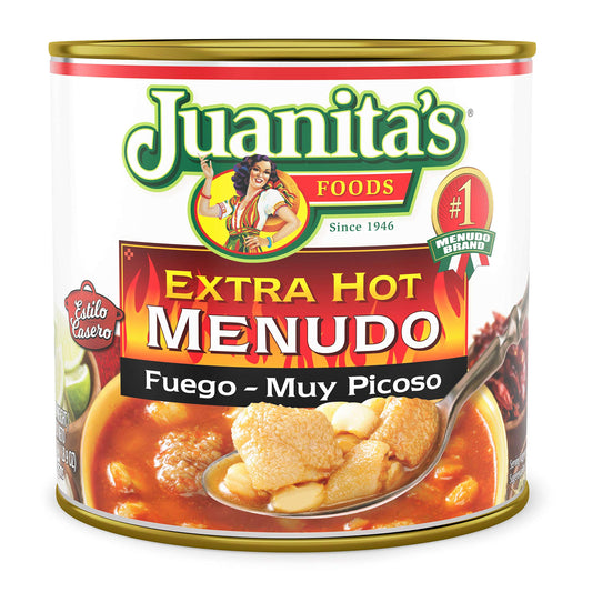 Juanita's Extra Hot Menudo, 25 oz