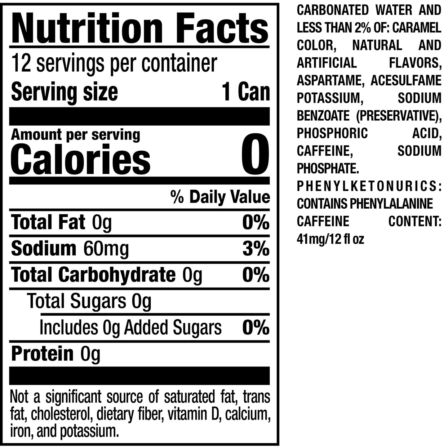 DR PEPPER and Cream Soda Zero Sugar, 12 fl oz cans, 12 pack