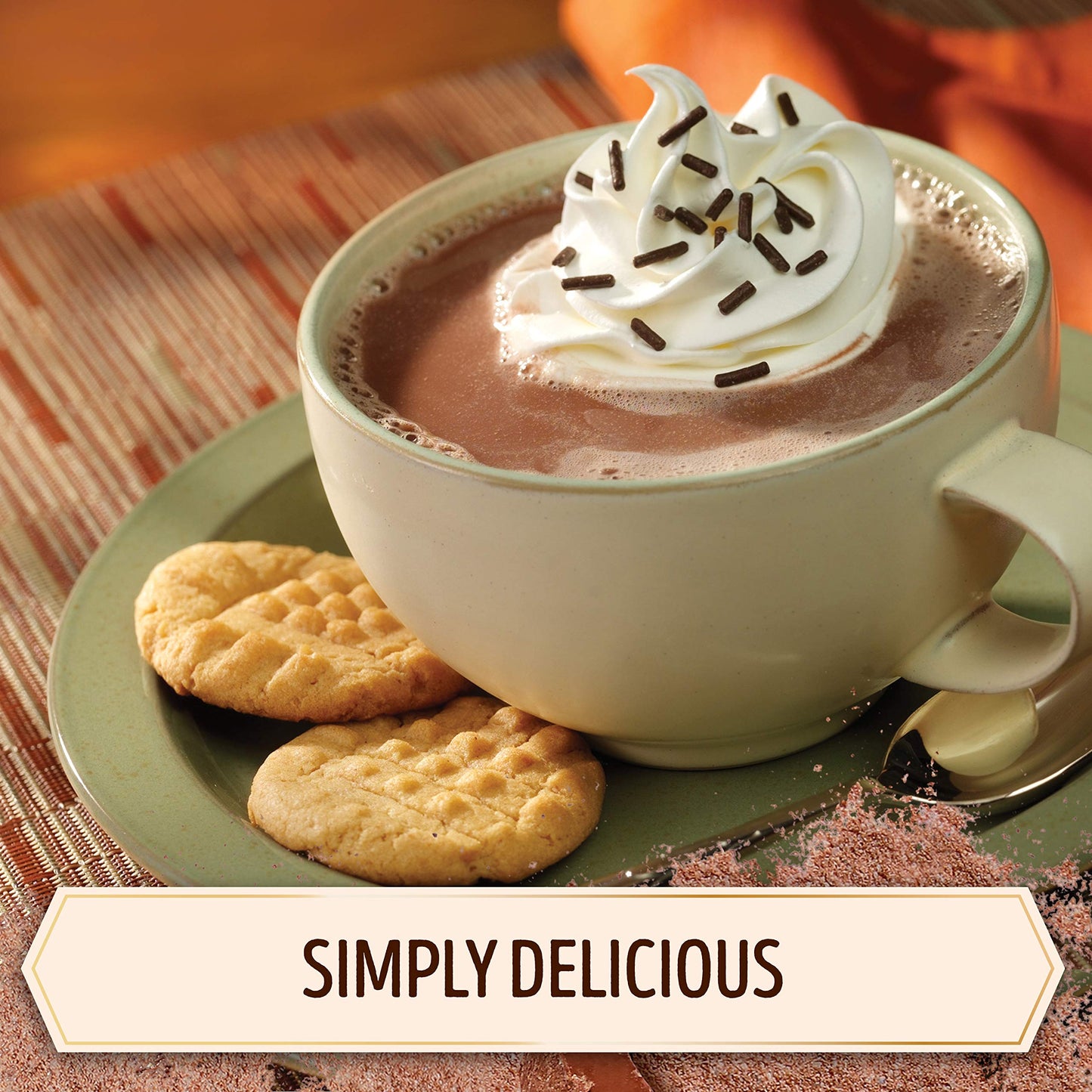 Swiss Miss Simply Cocoa Milk Chocolate Flavored Hot Cocoa Mix, 0.85 oz., 8-Count Envelopes
