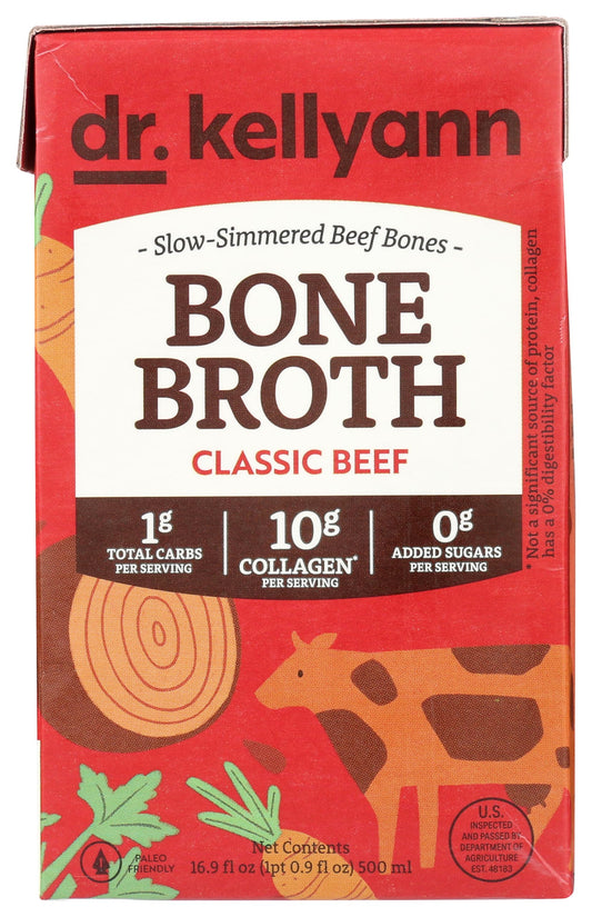 Dr. Kellyann, Classic Beef Bone Broth, 16.9 Ounce