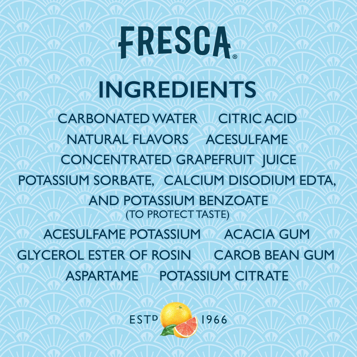 Fresca Grapefruit Citrus Sparkling Soda Water | Bottles | 16.9 fl oz | 12 Pack
