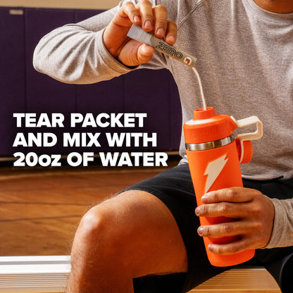 Gatorade Zero Sugar Electrolyte Powder Drink Mix, Lemon Lime, (32 Servings), No Artificial Flavors, No Added Colors, Zero Sugar, Sports Drinks, Hydration, Electrolyte Drink
