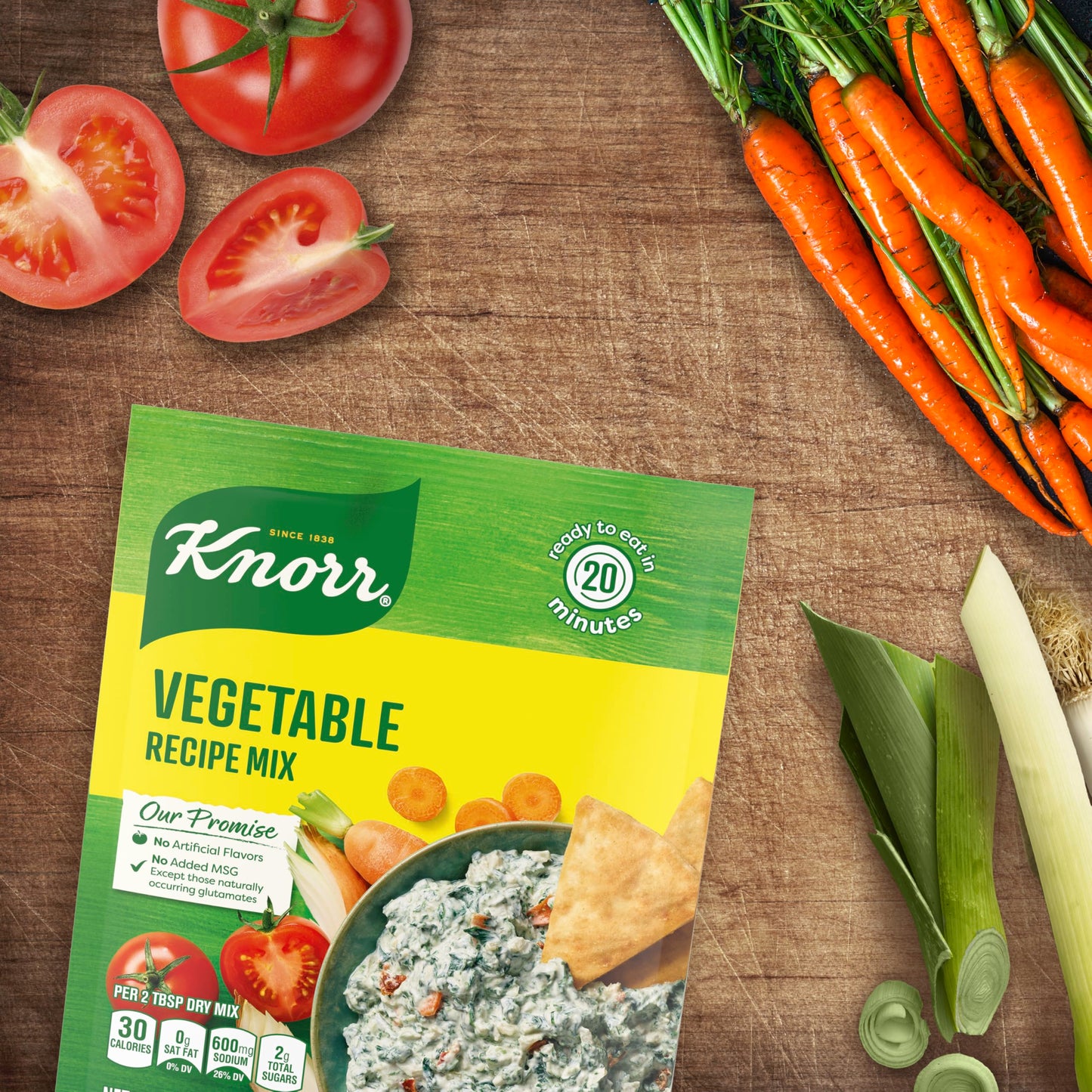 Knorr Soup Mix and Recipe Mix Vegetable For Soups, Sauces and Simple Meals No Artificial Flavors 1.4 oz