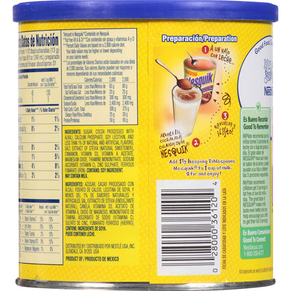 NESQUIK Chocolate Flavored Powder 14.1 oz Canister