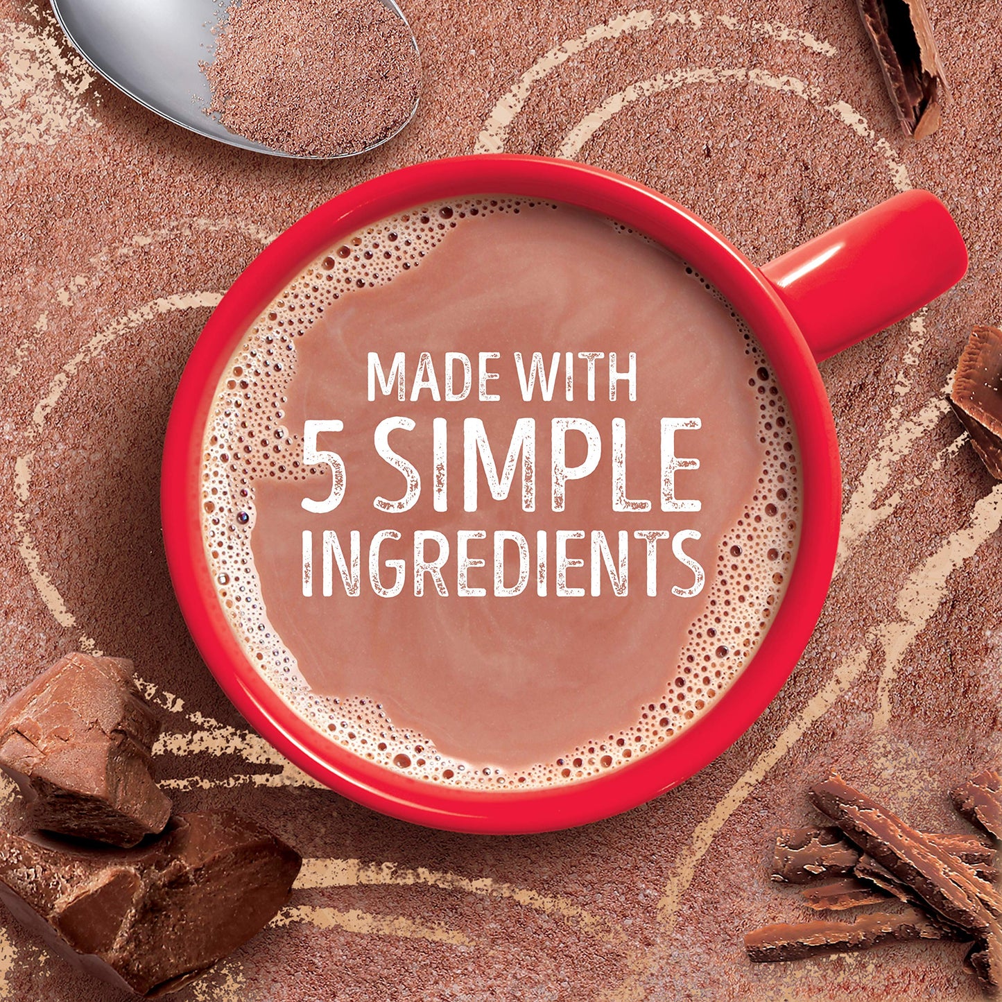 Swiss Miss Simply Cocoa Milk Chocolate Flavored Hot Cocoa Mix, 0.85 oz., 8-Count Envelopes
