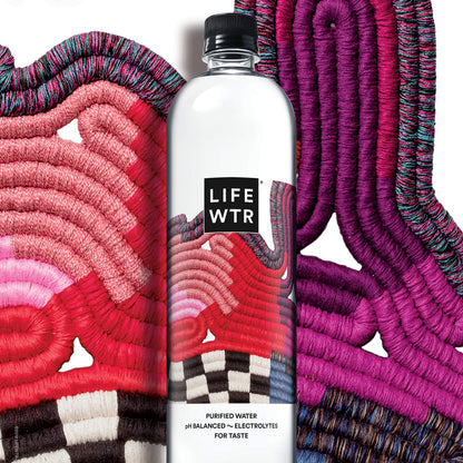 LIFEWTR, Premium Purified Water, pH Balanced with Electrolytes, 1 Liter Bottle (Pack of 5)