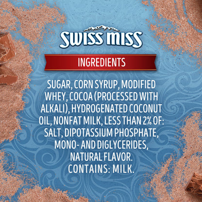 Swiss Miss Milk Chocolate Flavored Hot Cocoa Mix, Hot Cocoa Bar Supplies, 22.23 oz. Canister