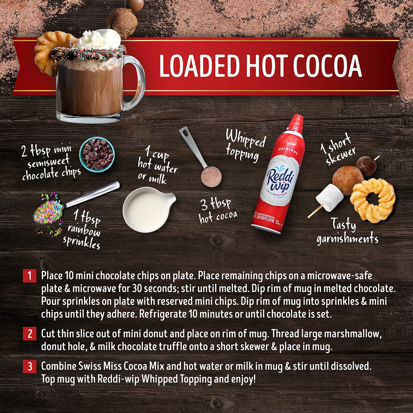 Swiss Miss Milk Chocolate Flavored Hot Cocoa Mix, Hot Cocoa Bar Supplies, 22.23 oz. Canister