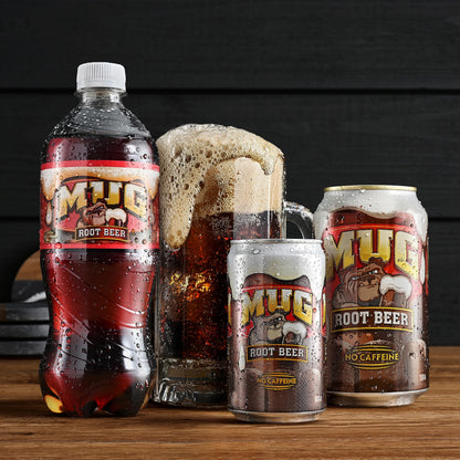 Mug Root Beer Soda | 7.5 Ounce Mini Cans | 20 Count