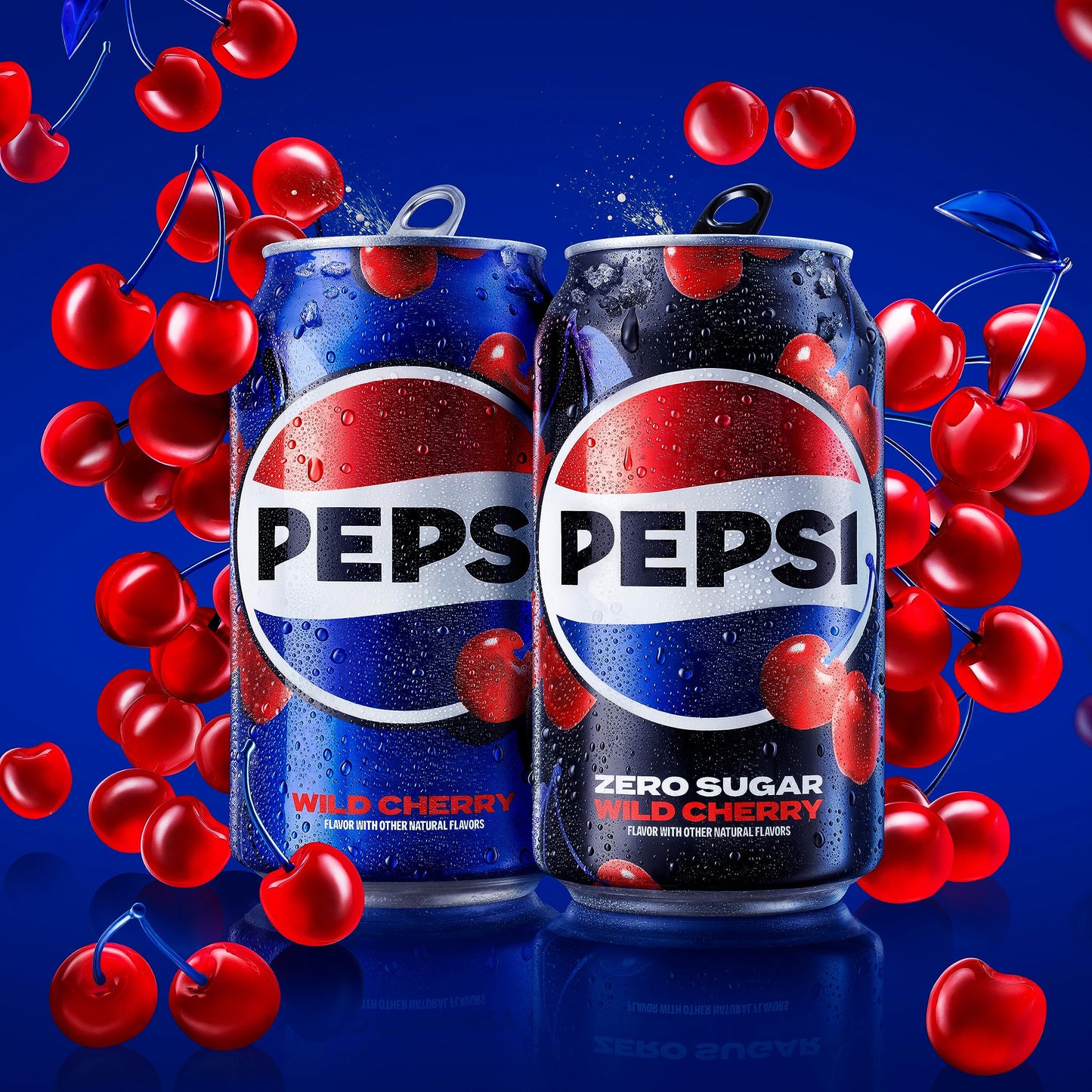 Pepsi Wild Cherry Soda Mini Cans, 7.5 Ounce Mini Cans (Two packs of 10) (Packaging May Vary)